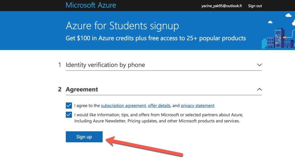 Créez votre compte étudiant Azure en 6 étapes Yakoubi Yacine